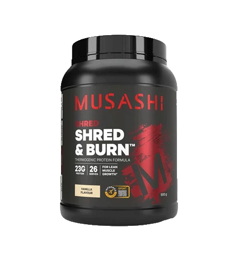 Musashi Shred & Burn Protein Powder