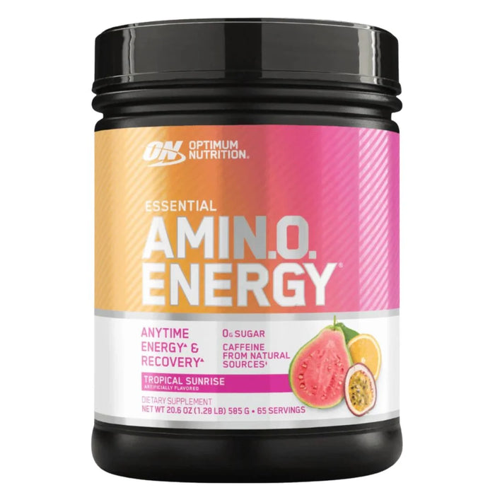 Optimum Nutrition Essential Amino Energy 65 servings Tropical Sunrise Flavor - FitVibes Nutrition