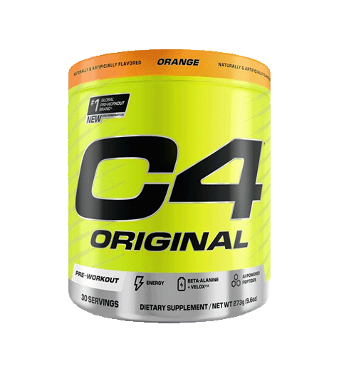 Cellucor C4 Original Pre-Workout 30 serves Orange.