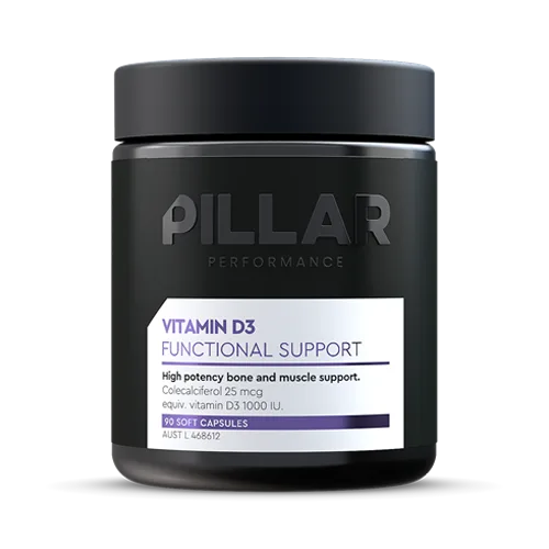 Pillar Performance Vitamin D3 90 Capsules - Fitvibes Nutrition

