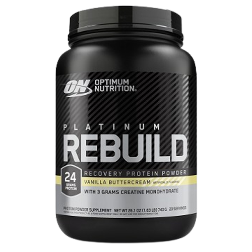 Optimum Nutrition Platinum Rebuild Vanilla buttercream. 