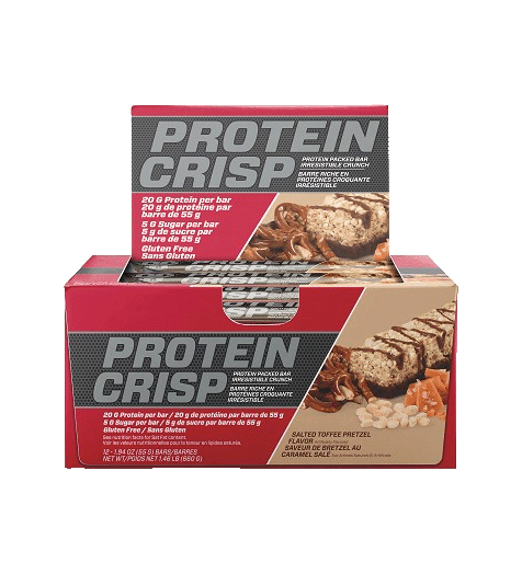 BSN Protein Crisp Bar Salted Toffee Pretzel