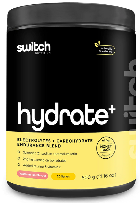 Switch Nutrition Hydrate+ Electrolytes + Carbs