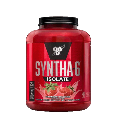 BSN Syntha‑6 Isolate 5lb Strawberry Milkshake.