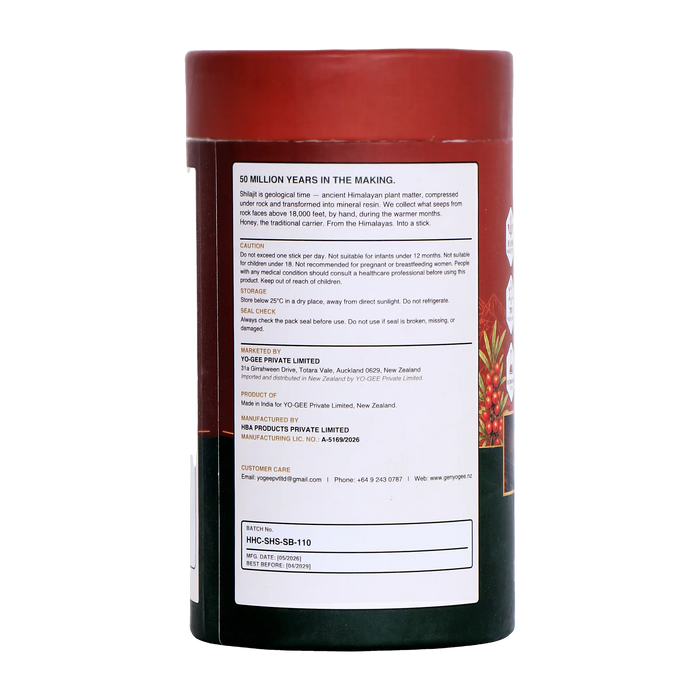 GEN YO-GEE Shilajit Honey Stick – Sea Buckthorn (30 Sticks)