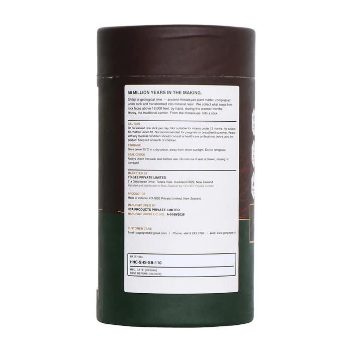 GEN YO-GEE Shilajit Honey Stick – Saffron (30 Sticks)